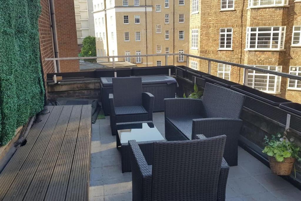 Studio Apt With Huge Balcony Near Oxford St - Marble Arch - Hydepark Londra Dış mekan fotoğraf